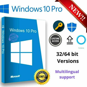 Microsoft Windows 10 Professional 32/64 bit Genuine License Key Instant delivery